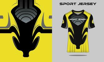yellow t-shirt sport jersey design 9157941 Vector Art at Vecteezy