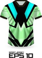 Racing Jersey Shirt Design Concept for Sports Team Uniform vector