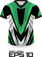 Racing Jersey Shirt Design Concept for Sports Team Uniform vector