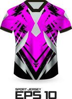 Racing Jersey Shirt Design Concept for Sports Team Uniform vector