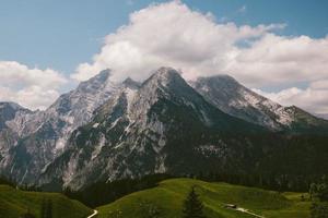 austrian mountains in the summer photo