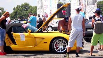 Race cars show off video