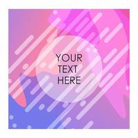 Colorful background with typography design vector