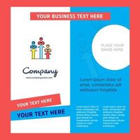 Positions Company Brochure Template Vector Busienss Template