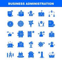 Business Administration Solid Glyph Icons Set For Infographics Mobile UXUI Kit And Print Design Include Basketball Net Basket Game Sports Sound Music Volume Eps 10 Vector