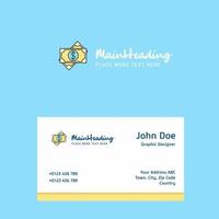 Dollar logo Design with business card template Elegant corporate identity Vector