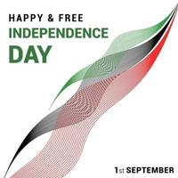 Libiya Independence day design vector