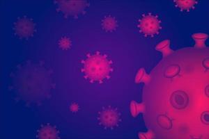 omicron variante del coronavirus sars-cov-2. fondo de la célula del virus. ilustración vectorial vector