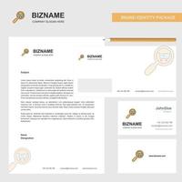 Search goods online Business Letterhead Envelope and visiting Card Design vector template