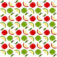 patrón sin costuras de apple png