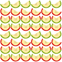 patrón sin costuras de apple png