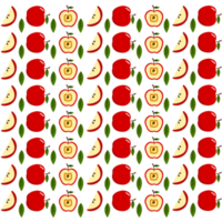 Apfel nahtloses Muster png