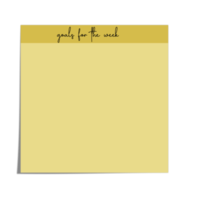 notes autocollantes numériques papier mignon png