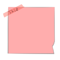 Digital Sticky Notes Cute Paper png