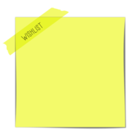 notes autocollantes numériques papier mignon png