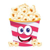 Look at this flat design of popcorn vector