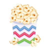 Look at this flat design of popcorn vector