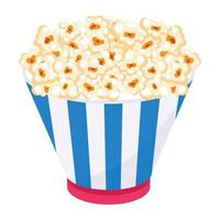 Look at this flat design of popcorn vector