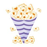 Look at this flat design of popcorn vector