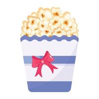 Look at this flat design of popcorn vector