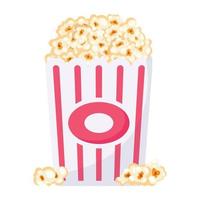 Look at this flat design of popcorn vector