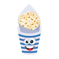 Look at this flat design of popcorn vector