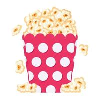 Look at this flat design of popcorn vector