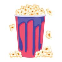 Look at this flat design of popcorn vector