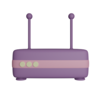 Router Internet 3d rendering png