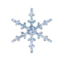 Snowflake Frost Ice Texture Sticker Design Transparent Background png