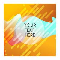 Colorful background with typography design vector