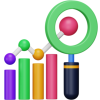 Benchmark 3D-Rendering isometrisches Symbol. png