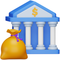 ícone isométrico de renderização 3d de aceitação do banqueiro. png