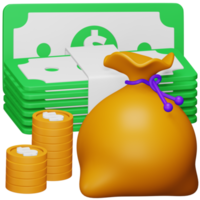 Fund 3d rendering isometric icon. png