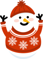 Snowman Christmas Cartoon png