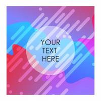 Colorful background with typography design vector