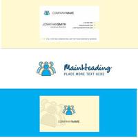 Beautiful Police avatar Logo and business card vertical Design Vector