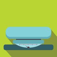 Weight scale flat icon vector