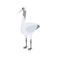 Crane icon in isometric 3d style vector