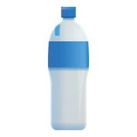 Fresh aqua bottle icon, cartoon style vector