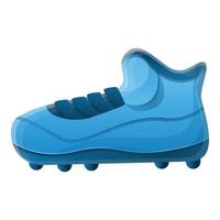 American football shoe spike icon, cartoon style vector