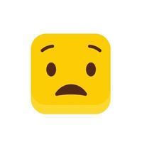 Sad Emoji icon design vector