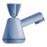 Faucet icon, cartoon style vector