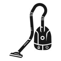 Home vacuum cleaner icon, simple style vector