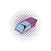 Eraser comics icon vector