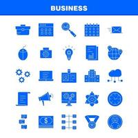 Business Solid Glyph Icon for Web Print and Mobile UXUI Kit Such as Business Time Clock Timer File Work Business Document Pictogram Pack Vector