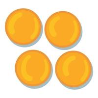 Vitamin pill icon cartoon vector. Medicine remedy vector