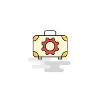 Flat Toolbox Icon Vector