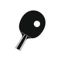 Racket for playing table tennis icon vector