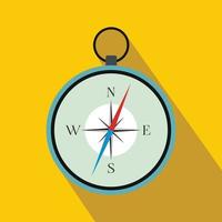 Compass flat icon vector